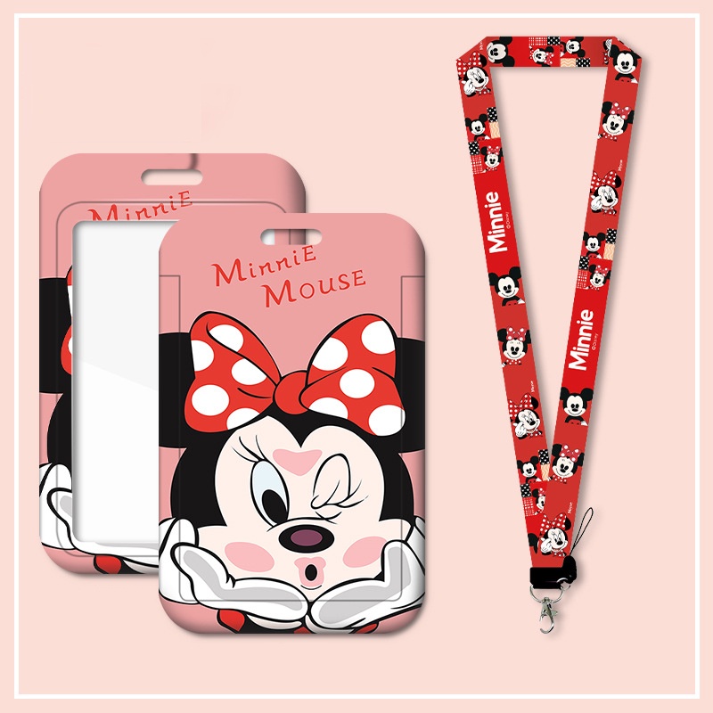 Minnie Charm Ideal Gift RED New Unwanted DISNEY MINNIE MOUSE LANYARD 