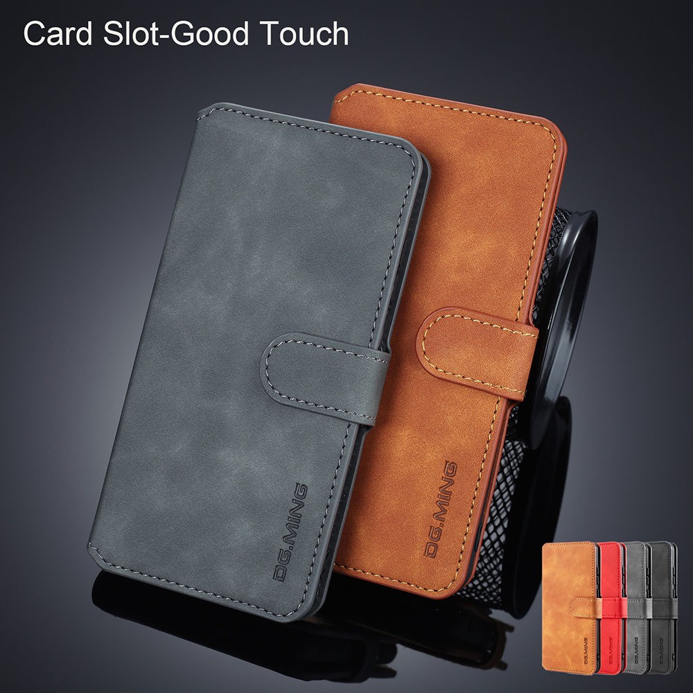 Funda Para Huawei Nova 5T 4e 3e Y9 Y7 Y6 Pro Y5 2019 Ranura Para Tarjetas Teléfono Nova5T Nova4e Nova3e Y7Pro Y6Pro Y6Pro2019 De Cuero PU De Negocios Suave Cartera Con Tapa Trasera De Lujo TPU Soporte De La Carcasa #6