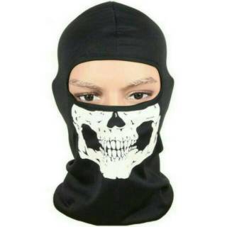 Image of thu nhỏ Máscara de cara completa máscara de motocicleta ninja con motivo de calavera BUFF BAFF #0
