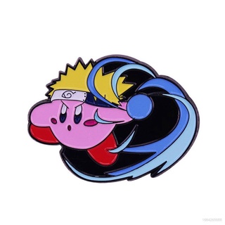 Image of ST1 Naruto Kirby Anime Insignia Metal Broche Bolsa Colgante Dibujos Animados Pin Insignias Accesorios De Moda Regalos