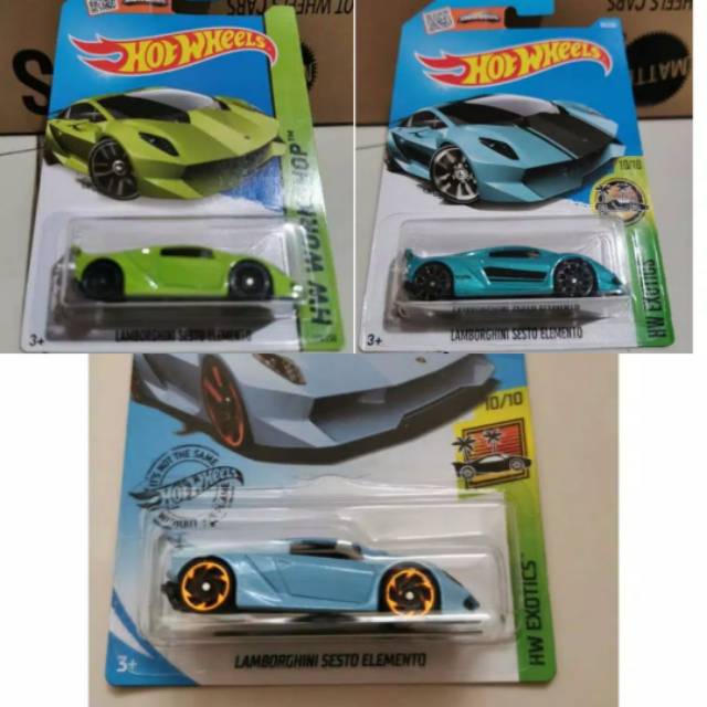 Auto de juguete Hot Wheels Lamborghini Sesto Elemento | Shopee Colombia