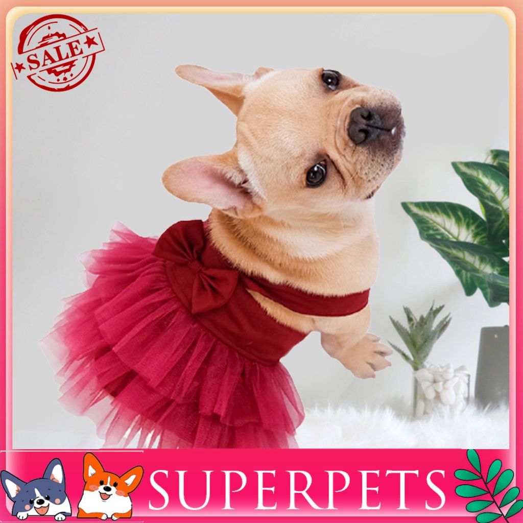 Mascota perro cachorro mascotas ropa de fiesta vestido con falda sin mangas de verano Disfraz suministros 