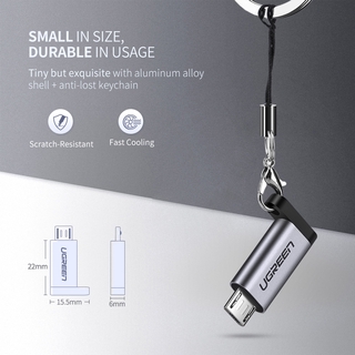 Image of thu nhỏ Ugreen USB Type-C Adaptador Tipo A Micro Hembra Macho Convertidores Cable De Datos Cargador USBC #4
