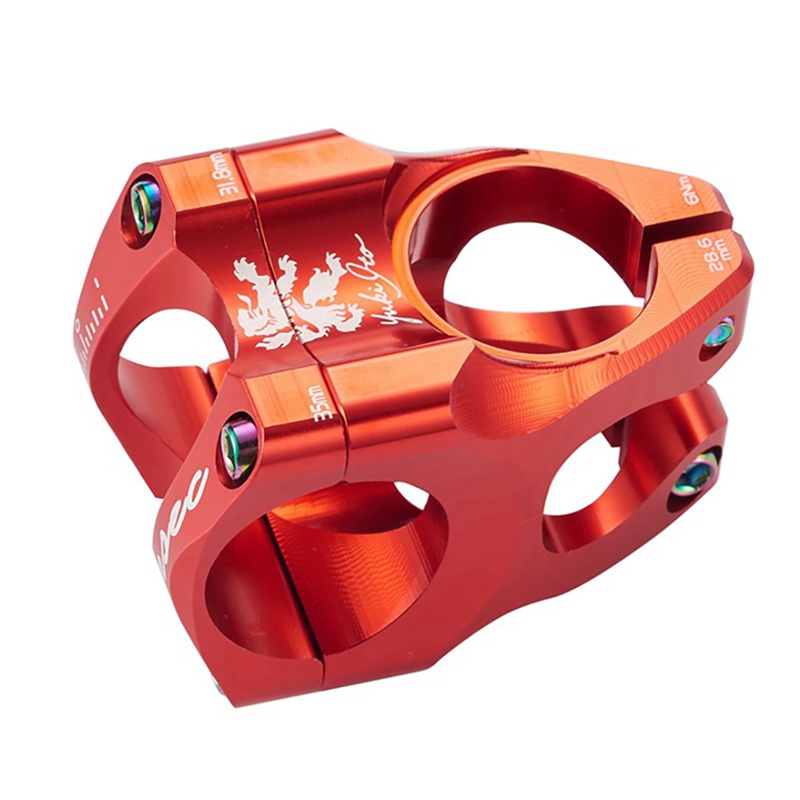 Image of KRSEC Manillar De Bicicleta Potencia Corta 35 Mm Ajustable Carretera MTB Puente 31,8 Tubo Ciclismo Vástago Accesorios #6