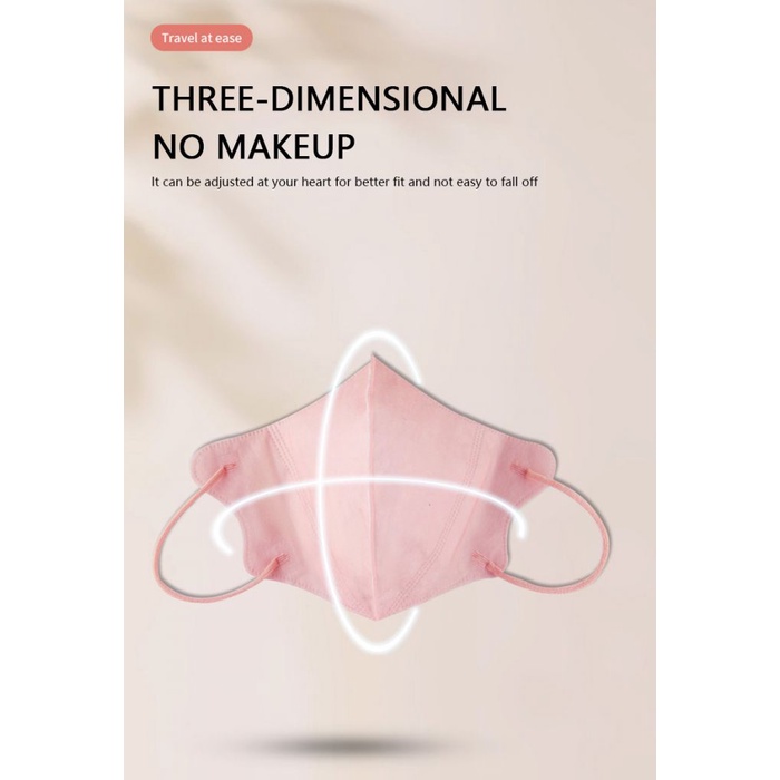 Image of KN95 Mascarilla Facial Desechable 3D A Prueba De Polvo Máscara Para Cara Pequeña #7