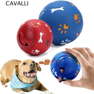Image of CAVALLI Perro Masticar Juguete Interactivo Resistente A La Mordedura Bola Chirriante Dentición Francés Bulldog Pug Alimentador Para Mascotas