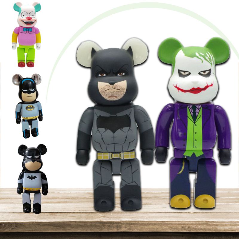 28CM Bearbrick Bloques De Construcción Oso Juguete Figura De Acción Batman  Joker Krusty Payaso Niños Adulto Modelo Coleccionable | Shopee Colombia