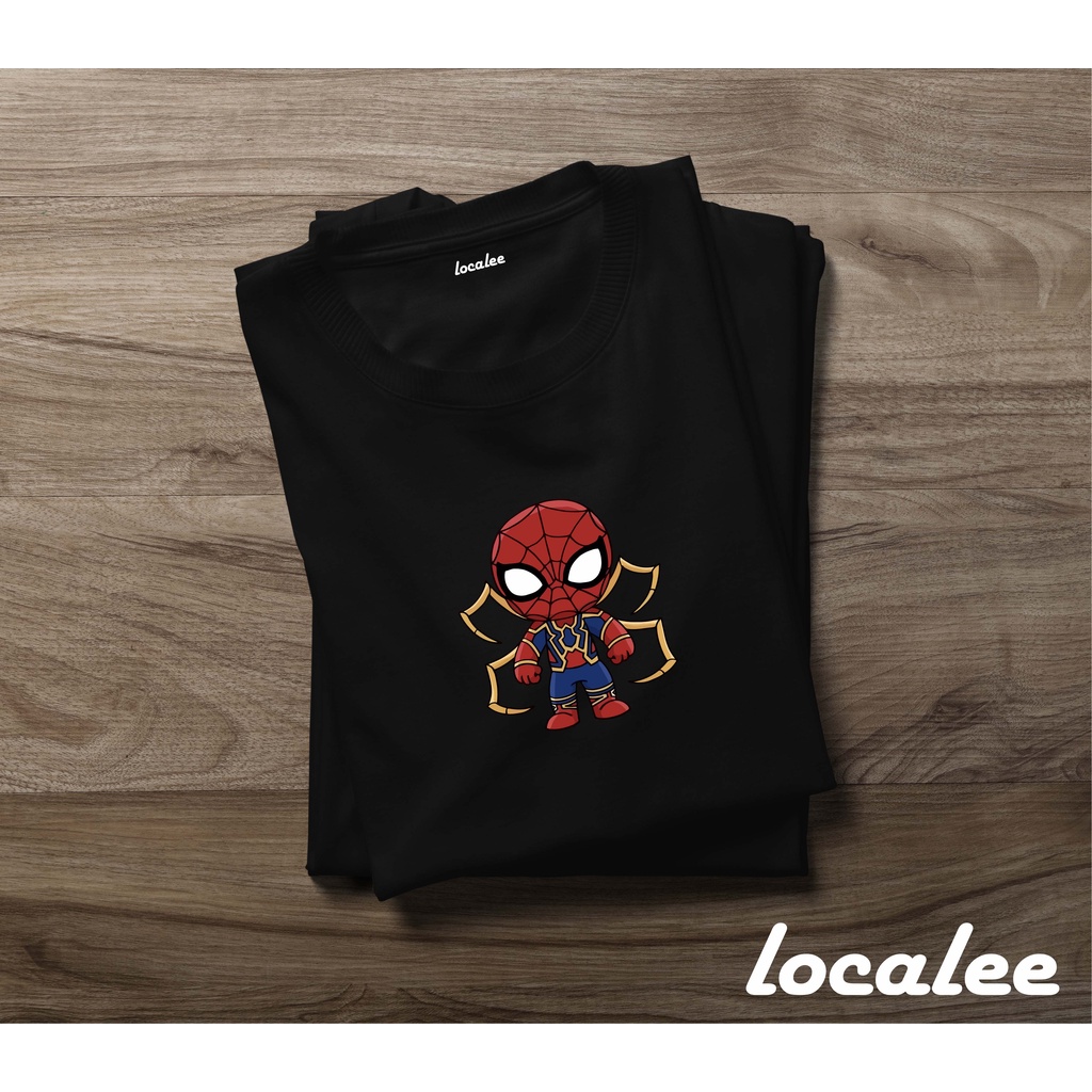 Little IRON SPIDEY TSHIRT-UNISEX SPIDERMAN serigrafía camiseta - MARVEL  AVENGER SUPERHERO camiseta - UNISEX hombres T-Shirt | Shopee Colombia