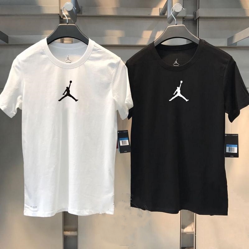 Nike Jordan Jumpman Camiseta Novio Novia Pareja Desgaste 100 % Algodón  Deportes Hombres Mujer Verano Ropa Básica Estilo Moda Y Mujeres color  Sólido | Shopee Colombia