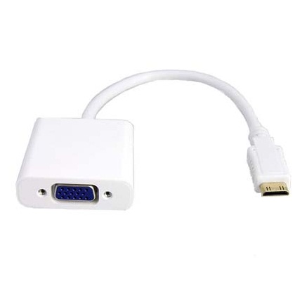 Mini convertidor de Video HDMI a VGA Mini adaptador HDMI a HDMI Monitor RGB DB15 #10