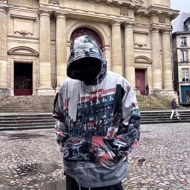 supreme 19ss grand prix parka f1 grand prix motocicleta racing