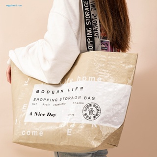 Image of ngyinnri.co Shopping Tote Bag Outdoor Simple Wide Strap