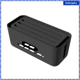 Image of [Xmcjqtkj] Caja De Gestión De Cables Protector De Sobretensiones Soporte Para TV USB Hub