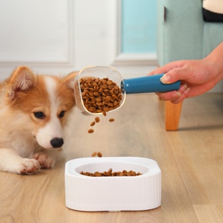 Image of Cuchara Portátil De Alimentación Para Perros Con Bolsa De Sellado Clip Alimentador Para Mascotas Cachorro Gatito Suministros
