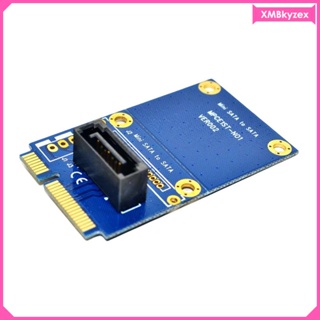 Image of [Xmbkyzex] mSATA A SATA Adaptador Tarjeta Base Convertidor Vertical Expansión PCIe