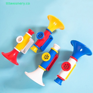Image of tttwesnery Juguetes Musicales Para Bebés De Educación Temprana Instrumentos Coloridos Para Niños Trompeta Nuevo