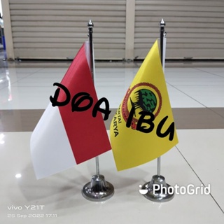 Image of Poste stenlis de mesa + bandera Artificial + fiesta indonesia