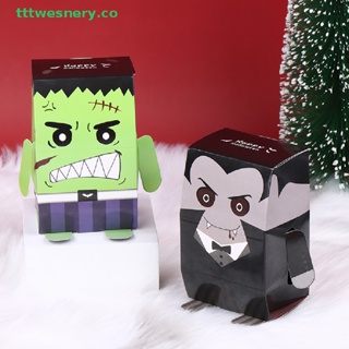 Image of tttwesnery 5Pcs Halloween Favor Candy Box Dibujos Animados Momia Vampiro Hulk Caja De Embalaje Decoración Nuevo