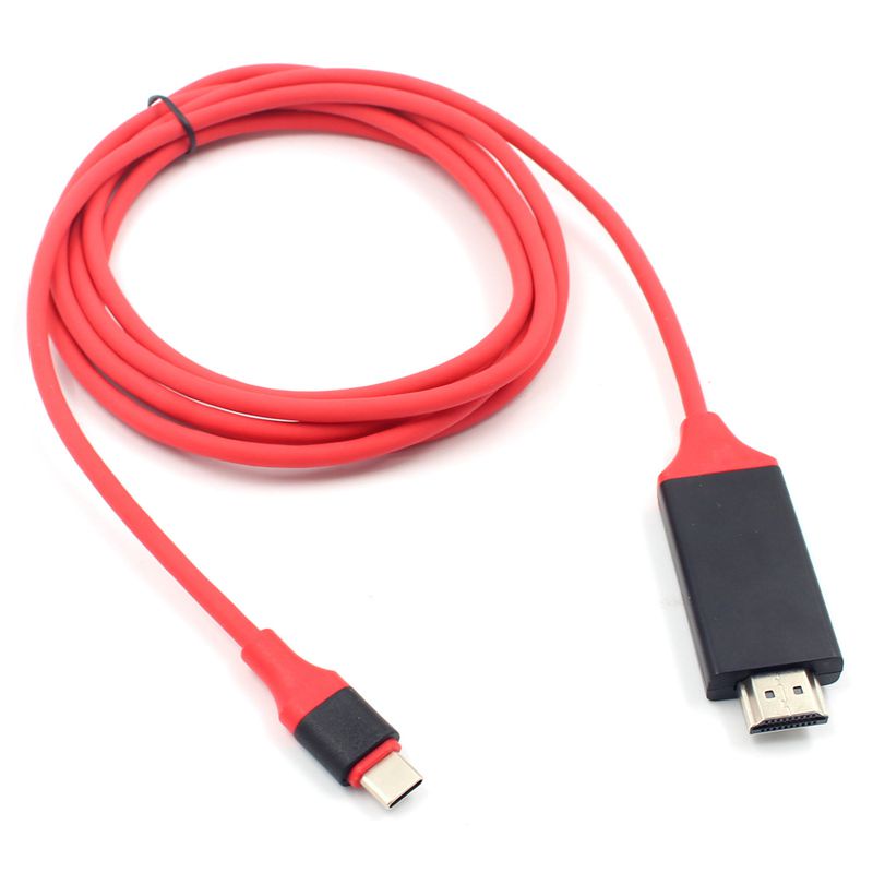 Image of Cable Adaptador USB 3.1 Tipo C-A 4K HDMI HDTV Para Samsung Galaxy S8 Macbook #1