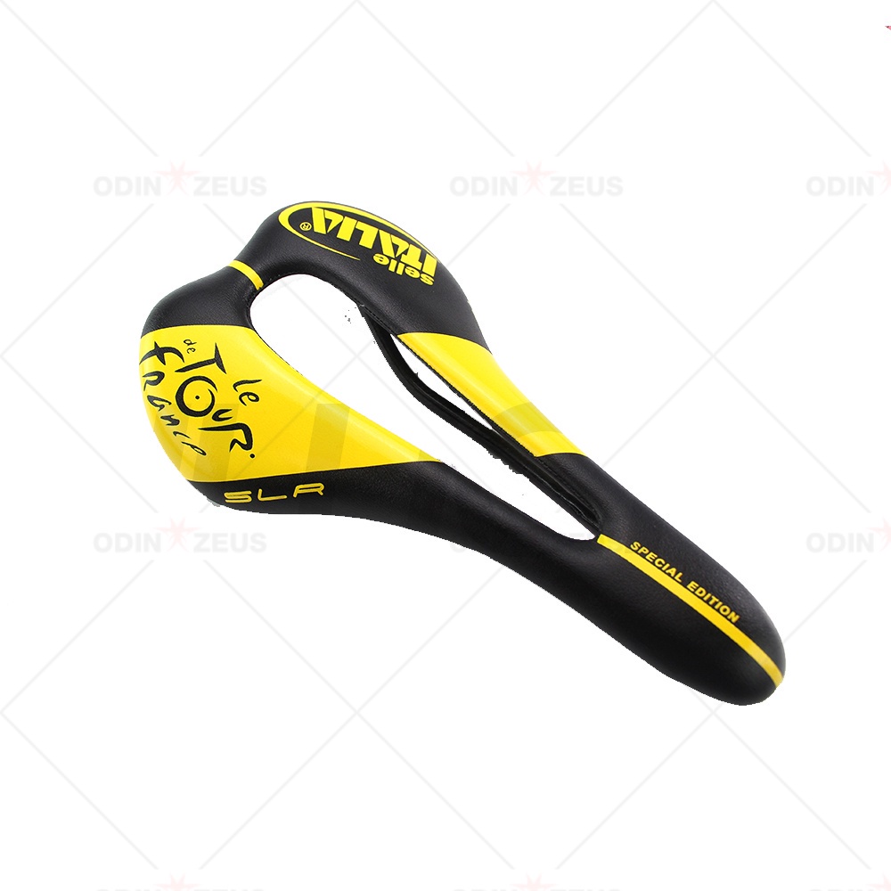 Image of (A Mano) Selle Italia SLR Kit Carbonio Superflow TDF Asiento De Cuero Confort Ancho #2