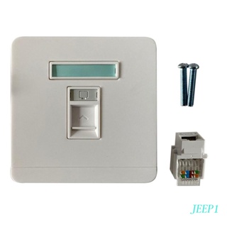 Image of JEEP UTP Panel De Enchufe De Pared RJ45 CAT6 Lan Herramienta De Conector De Internet Free Moduler