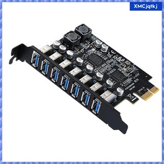 Image of [Xmcjqtkj] PCIe 7 Puertos USB3.2 Gen1 19Pin Tarjeta De Expansión D720201 D720210 Hub USB3.0