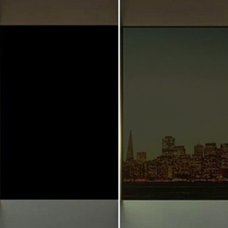 Image of Blackout Glass Film Casement Tint Privacy Baño Dormitorio Decoración Del Hogar (CO)