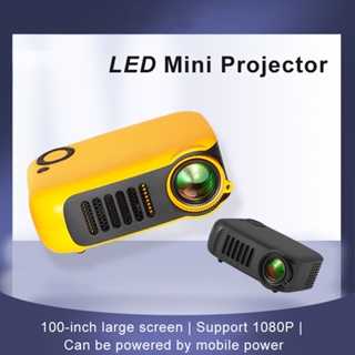 Image of Mini Proyector Portátil Microproyector HD 1080P Hogar De Teléfono Móvil Para Niños Altavoz Incorporado Oficina De Cine En Casa Al Aire Libre