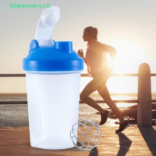 Image of tttwesnery Sport Shaker Botella 400ML Proteína De Suero En Polvo De Mezcla De Plástico Bebida Nueva