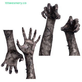 Image of tttwesnery Halloween Ghost Hand PVC Pegatina De Pared 3D View Scary Horror Calcomanías Nuevo