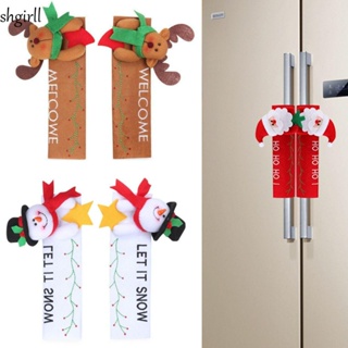 Image of SHGIRLL Decoración De Navidad Antiestático Electrodomésticos De Cocina Lavavajillas Horno Microondas Santa Claus