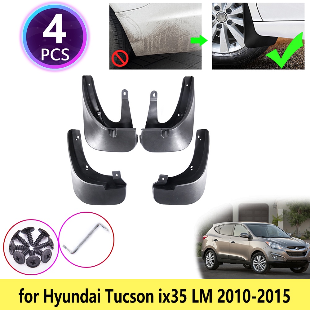 Fender Guardabarros Para Hyundai Tucson ix35 LM 2010 2011 2012 213 2014 2015 Salpicaduras De Barro Solapas Accesorios De Revestimiento #6