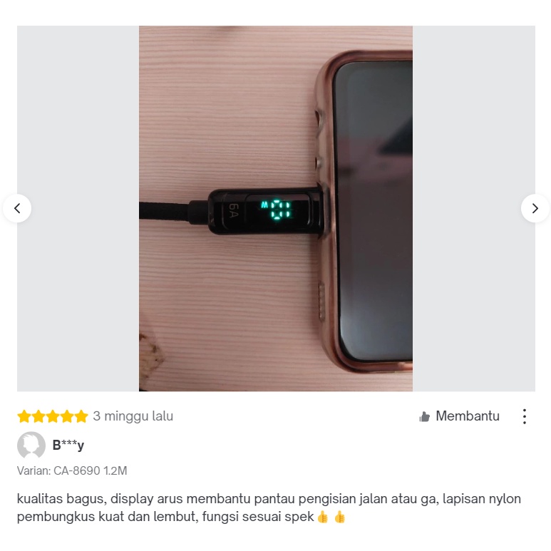 Mcdodo CA1080 Cable Digital tipo C Turbo Vooc Super Charge 6A Oppo Realme Samsung Huawei