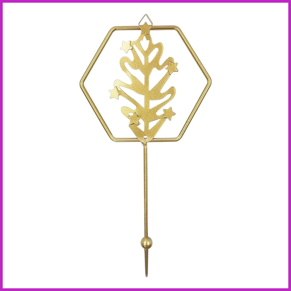 Ganchos De Hierro Para Casa De Campo , Colgador De Pared De Navidad , Decorativos Para Colgar Cosas En La , Árbol/Alce , jouhco #5