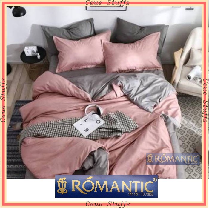 Premium cómodo de usar anticalor anticalor anticalor!! Sábana de cama de  dos tonos polvoriento rosa x gris oscuro romántico algodón japonés | Shopee  Colombia