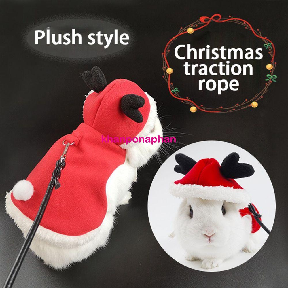 Ropa De Conejo KHANPONAPHAN Lindo Disfraz De Navidad Suministros Para  Mascotas Conejito Hámster | Shopee Colombia