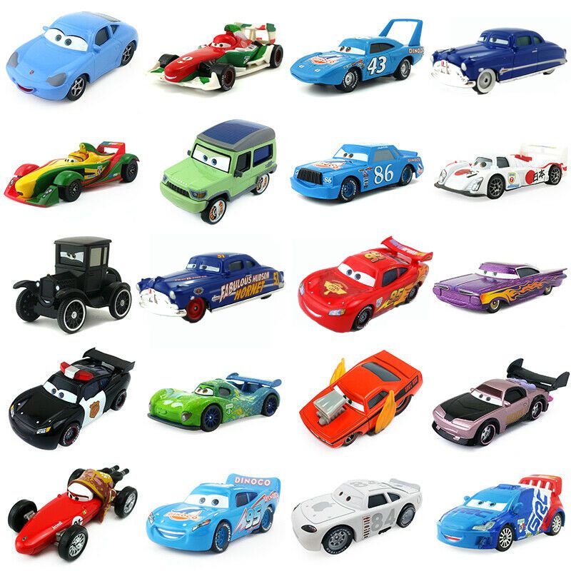 Disney Pixar Cars 2 3 Lightning McQueen Mater Jackson Storm Ramírez 1 : 55 Vehículo Fundido A Presión Aleación De Metal Juguetes Para Niños #3