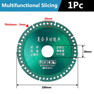 Hoja De Sierra De Diamante 6 En 1 De 4 Pulgadas , Disco De Corte De Metal De 100 Mm , Barra De Refuerzo Multifuncional , Hierro Acero Inoxidable | Shopee Colombia