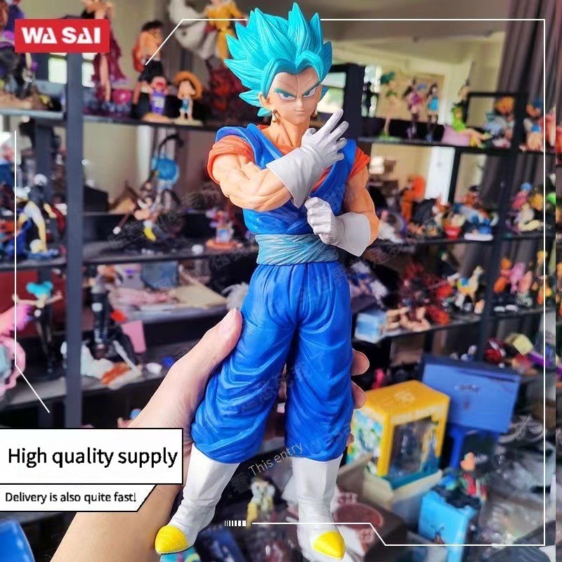 Dragon Ball 32CM Super Guapo Vegeta Son Goku Figura Grande Saiyan Muñeca  Anime Mercancía Modelo Adornos | Shopee Colombia