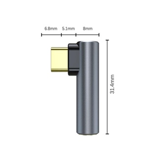 Image of thu nhỏ Adaptador ANDUPINN Teléfono Móvil 90 Grados USB-C A 3.5 Jack HiFi Tipo 3,5 Mm AUX #3