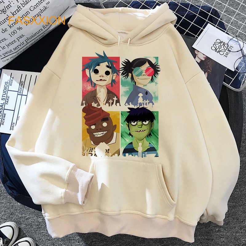 Gorillaz hoodies men Ulzzang hip hop male clothing 2022 hip hop | Shopee  Colombia