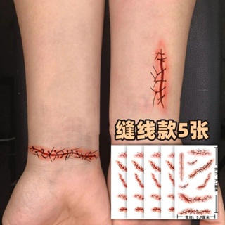 Image of thu nhỏ Pegatina Impermeable Para Tatuajes De Cicatrices Para Hombres Y Mujeres De Rasguños Simulación De Halloween #4