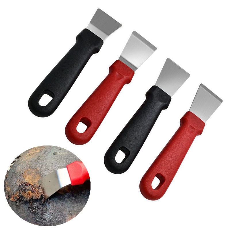 Herramientas De Limpieza De Fondo De Olla Multiusos De Acero Inoxidable  Pala De Alquitrán De Cocina Refrigerador Hielo Barbacoa Parrilla Removedor  De Suciedad | Shopee Colombia