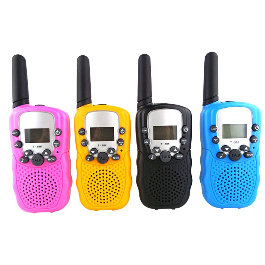T388 UHF Radio Bidireccional Walkie Talkie Mini Juguete Para Niños