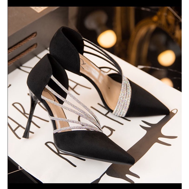 Tacon Aguja Tacones Puntilla Para Mujer Zapatos Tacón Colombia