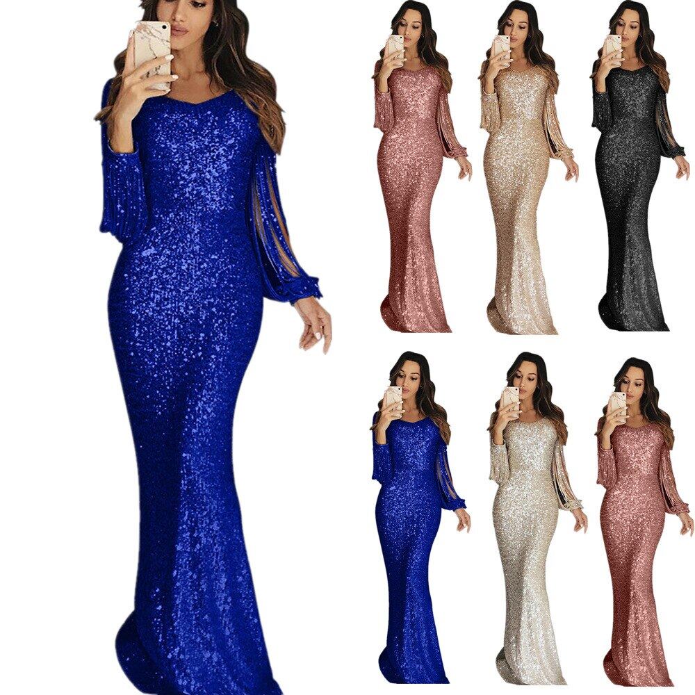 vestido glamour glitz Talla Grande gla night outfit Para Mujer Vestidos  Formales De Fiesta De Noche Oro Azul De Cóctel | Shopee Colombia