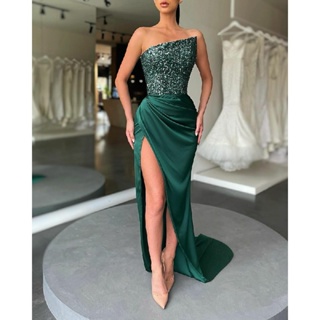vestidos noche verdes Ofertas En Línea, 2023 | Shopee Colombia