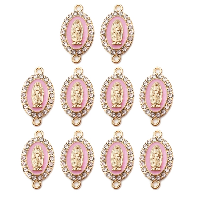 Image of Boo Virgin Mary Colgante Para DIY Moda Collar Joyería Pulsera Fabricación Accesorios #6