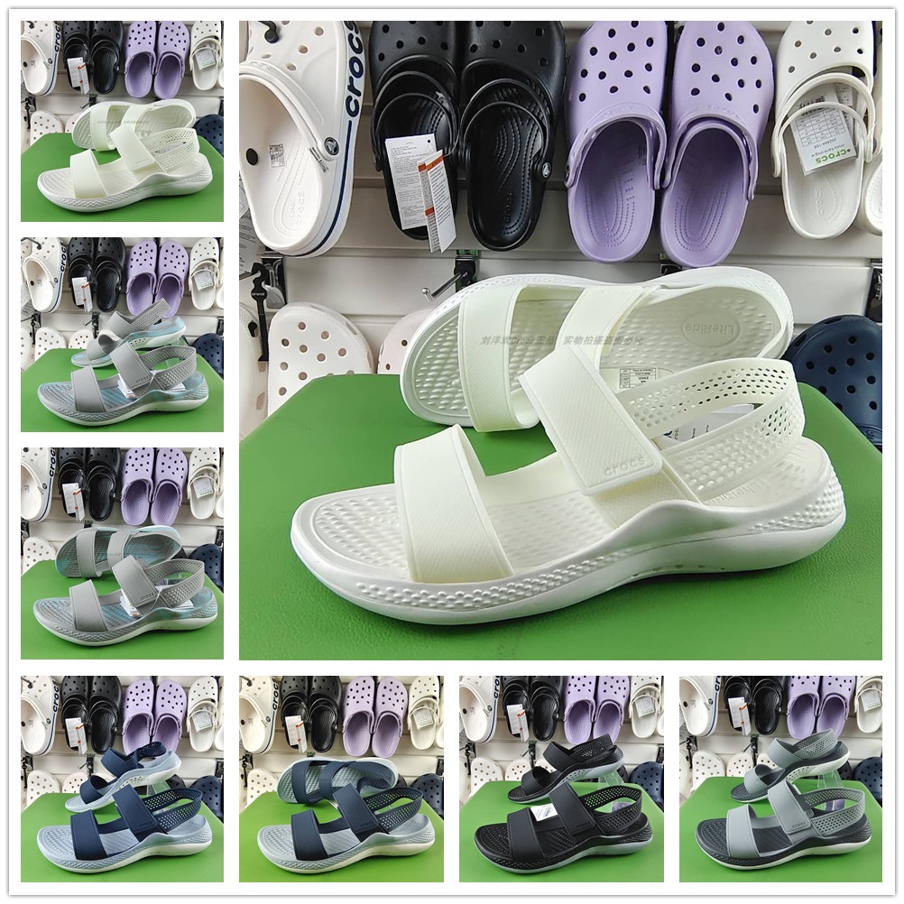 Crocs Mujer Sandalias Zapatos De Playa Casuais206711 | Shopee Colombia