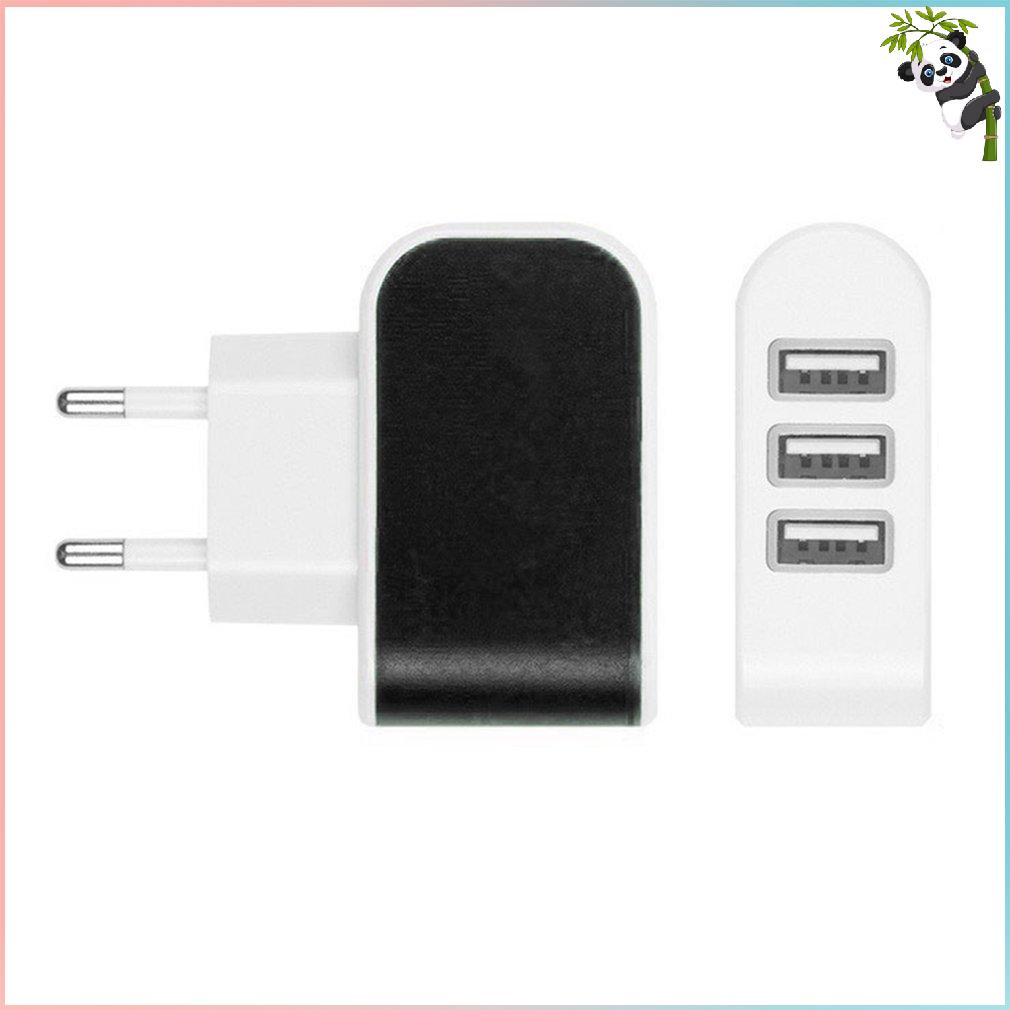 Image of Universal Candy Color 3USB Charger Travel Wall Charger Adapter Smart Mobile Phone Power Supply Charger for Tablets EU #5